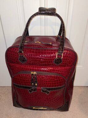 Samantha Brown Bow Rolling Suitcase